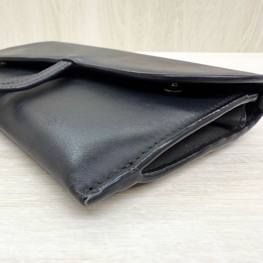 Dior黑色啞光小牛皮馬鞍SADDLE長型黑鍊woc/S5614SLLO-15
