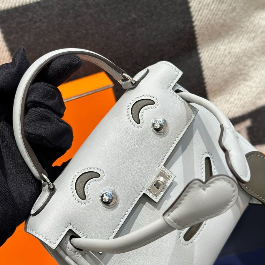【極致天菜】HERMES KELLY DOLL 8U冰川藍 熱騰騰剛拿出來 持續漲價中!! 必須把握-5