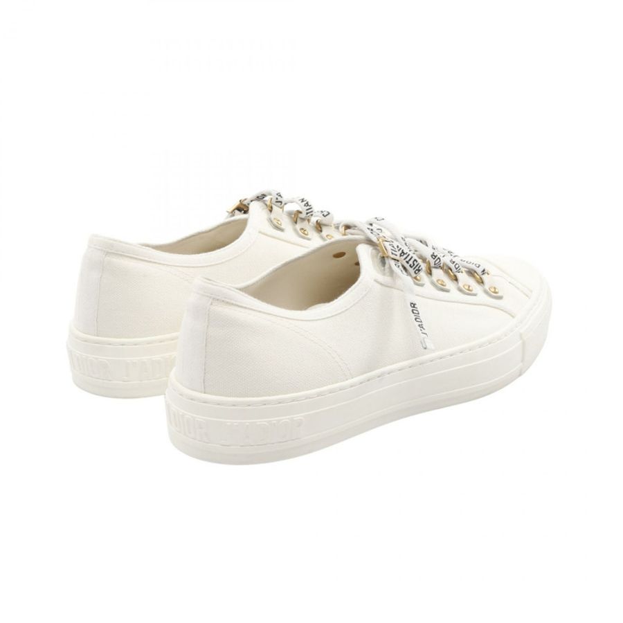 Dior Walk'n'Dior 白色帆布運動鞋,二手女款,尺寸 41-1