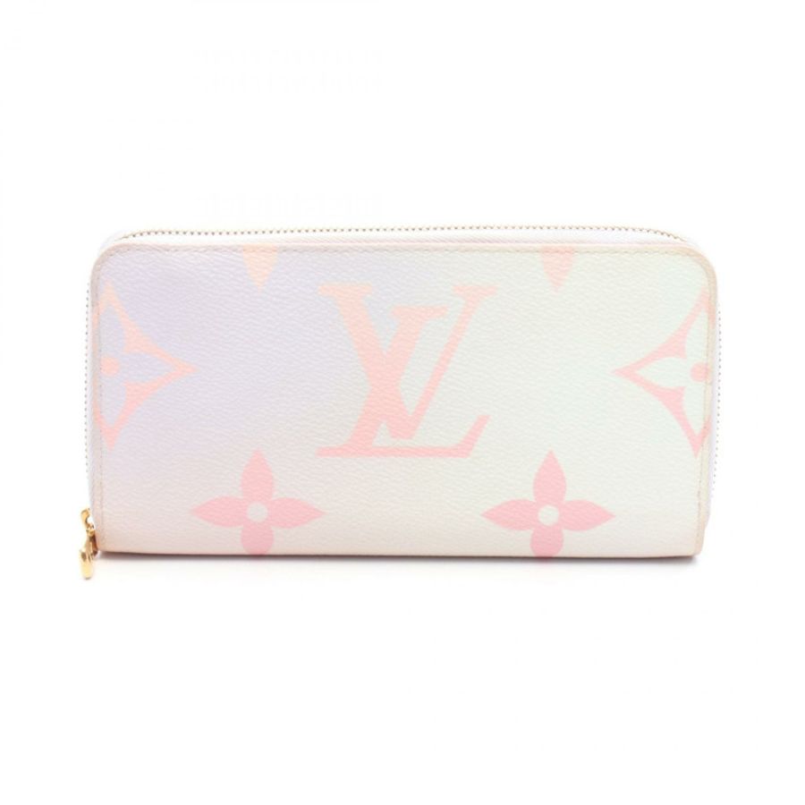 路易威登 Zippy Spring in the City 長版皮夾 M81340 Monogram Pastel 二手-0