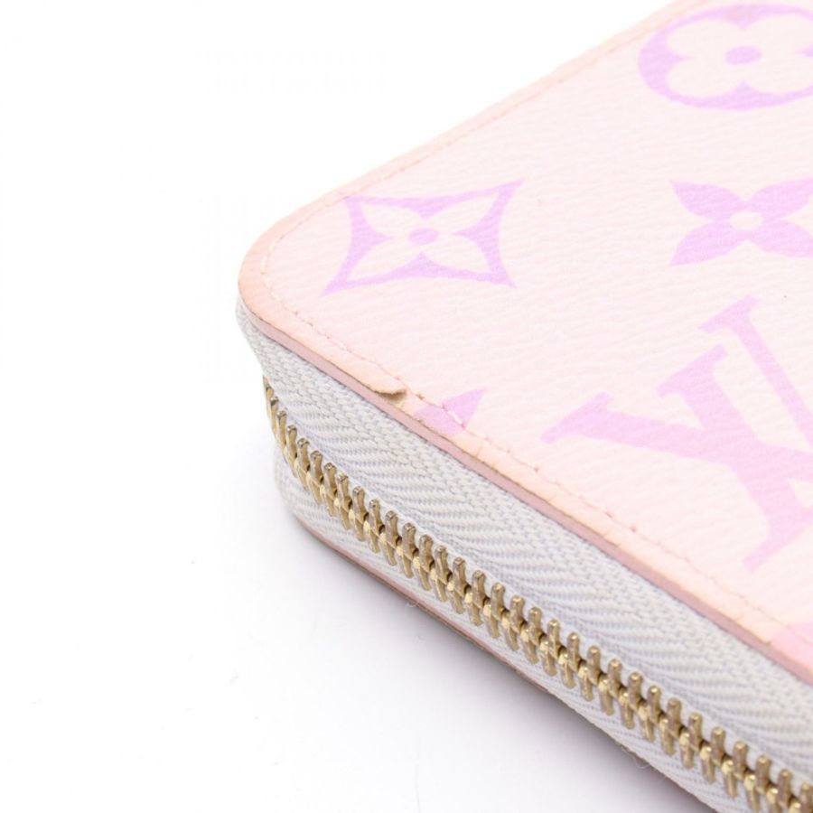 路易威登 Zippy Spring in the City 長版皮夾 M81340 Monogram Pastel 二手-10