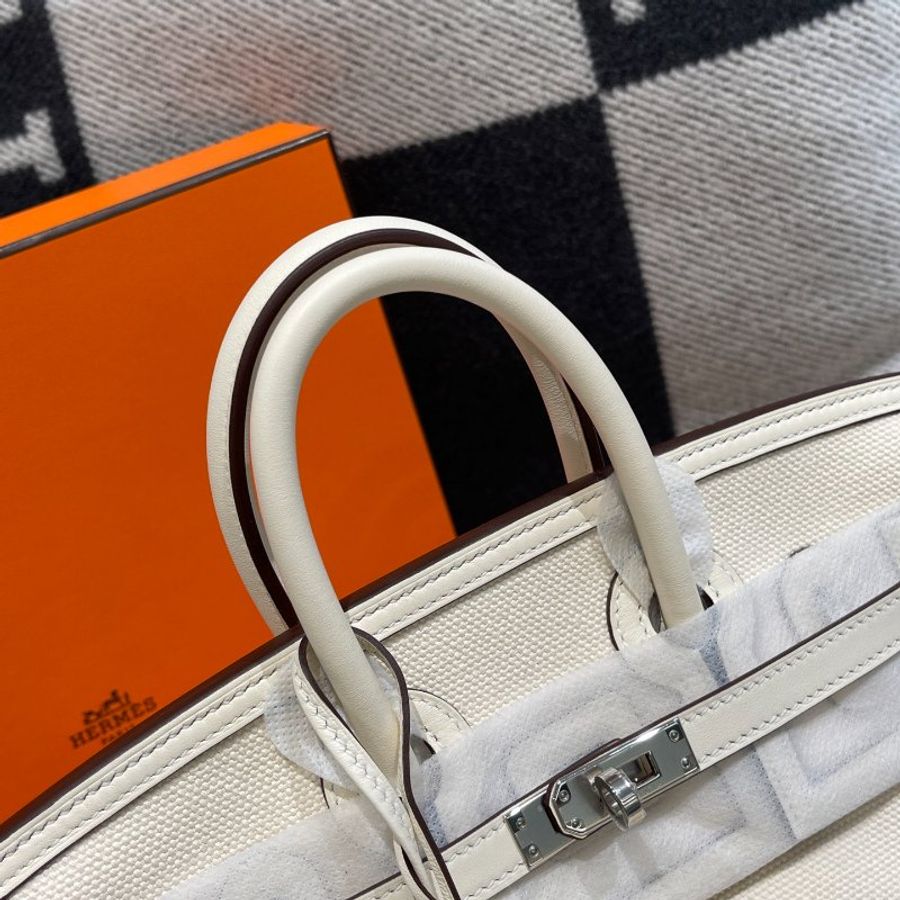 【極致天菜】HERMES 25CM CARGO BIRKIN NATA 奶油白-2