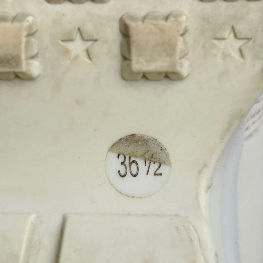 Gucci古馳腰帶老爹鞋,36.5碼,象牙白拼皮,-7