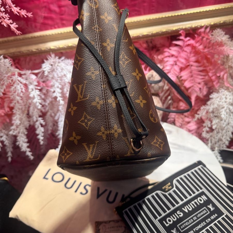 LV 新款neverfull 黑/王吉娜古董精品-2