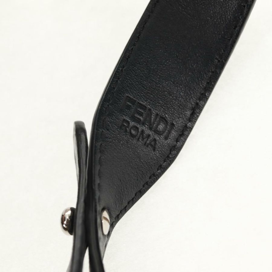 【日本直送】FENDI Zucca帆布法棍單肩包 黑色 棕色 銀色 正品 146069M-8