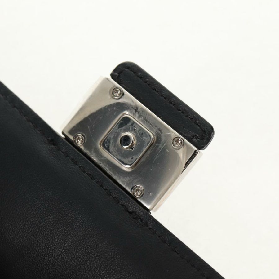 【日本直送】FENDI Zucca帆布法棍單肩包 黑色 棕色 銀色 正品 146069M-20
