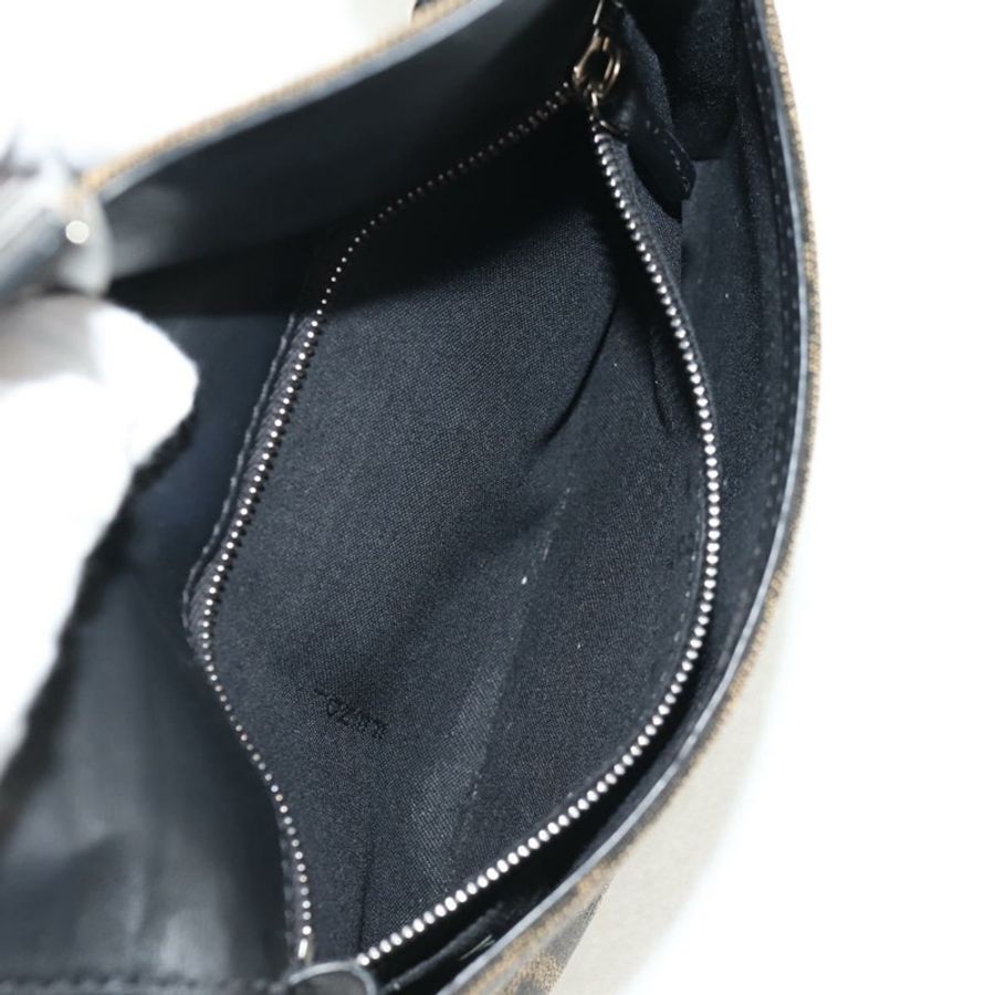 【日本直送】FENDI Zucca帆布法棍單肩包 黑色 棕色 銀色 正品 146069M-24