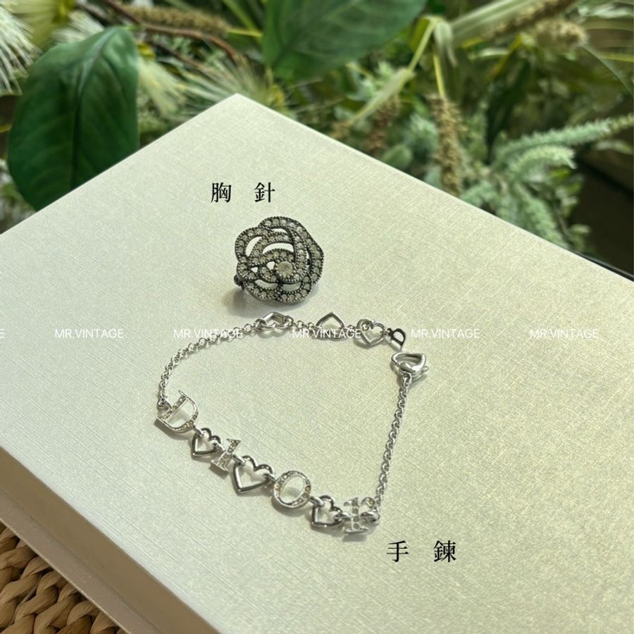 🏷️ Dior 胸針&手鏈 一起賣不拆-0