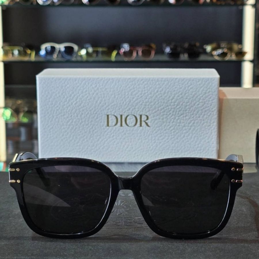 杰瑪眼鏡|DIOR DiorSignature S7F 10AO 黑金鏡框|周杰倫同款 氣場精品-0