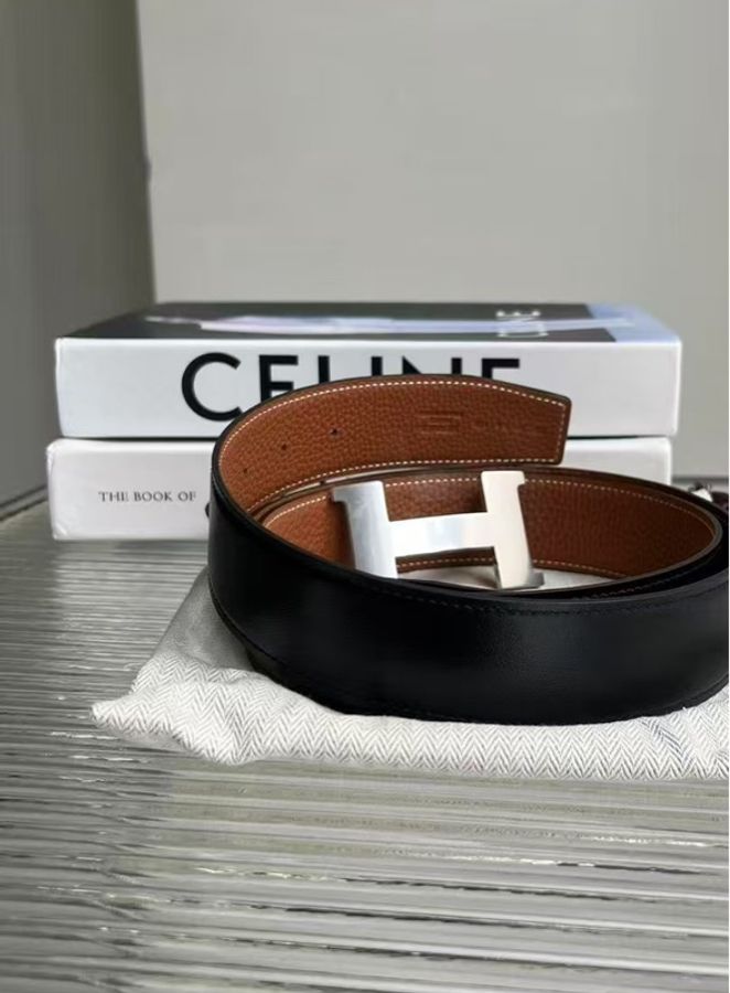 🔥新到: Hermes/愛馬仕男款腰帶可休閒可商務,全新帶膜 W 刻,尺碼:110寬度:3.7cm-0