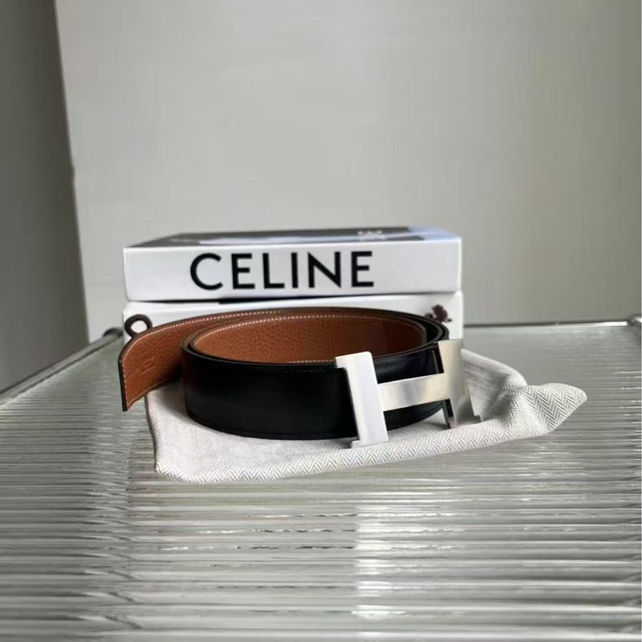 🔥新到: Hermes/愛馬仕男款腰帶可休閒可商務,全新帶膜 W 刻,尺碼:110寬度:3.7cm-1
