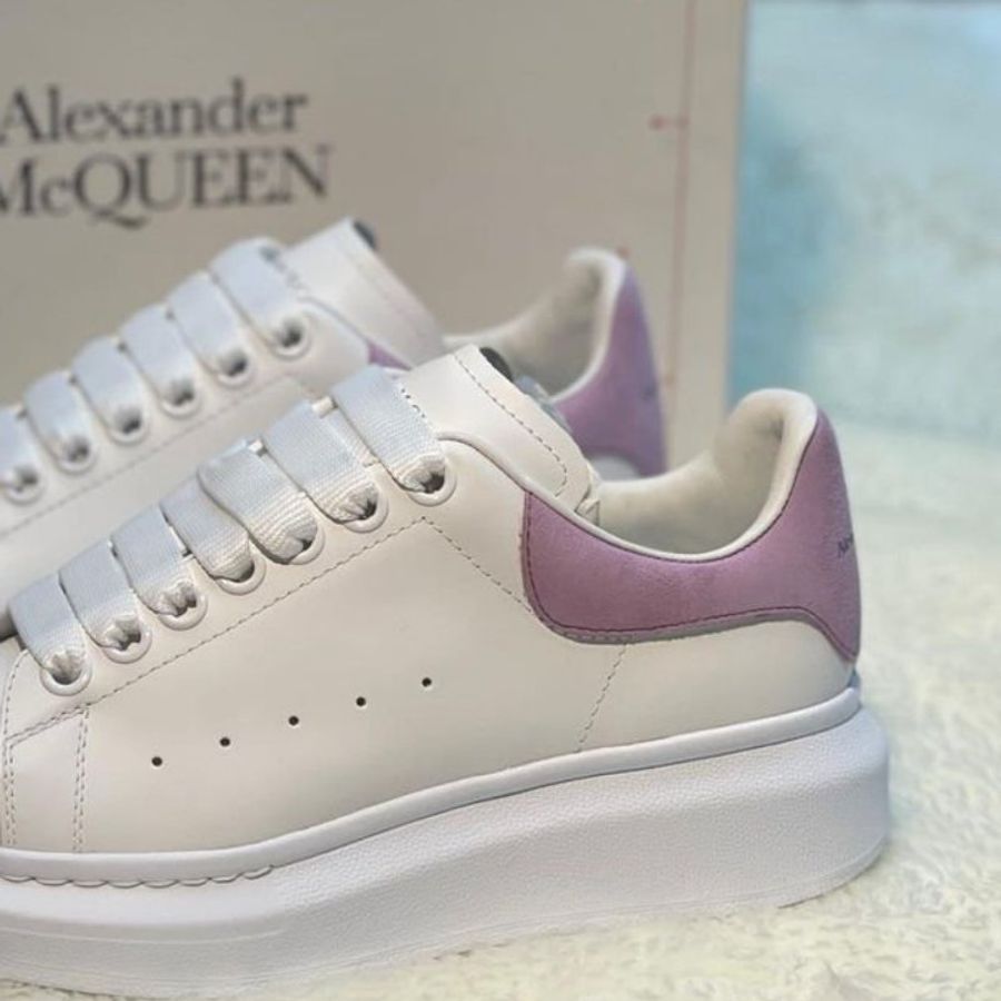 🛍️ 最後一波優惠・開搶倒數中!【ALEXANDER MCQUEEN】葡萄粉 麥坤小白鞋(下單前須先私訊)-3