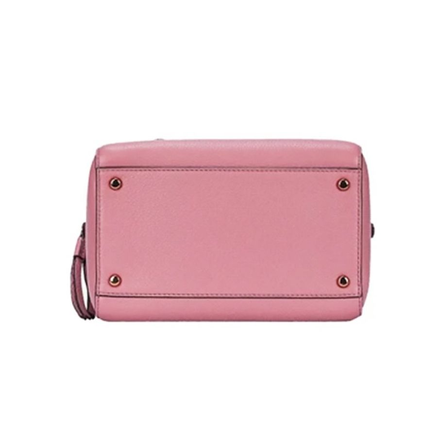 【TORY BURCH】雙TLOGO皮革兩用包-粉紅色-3