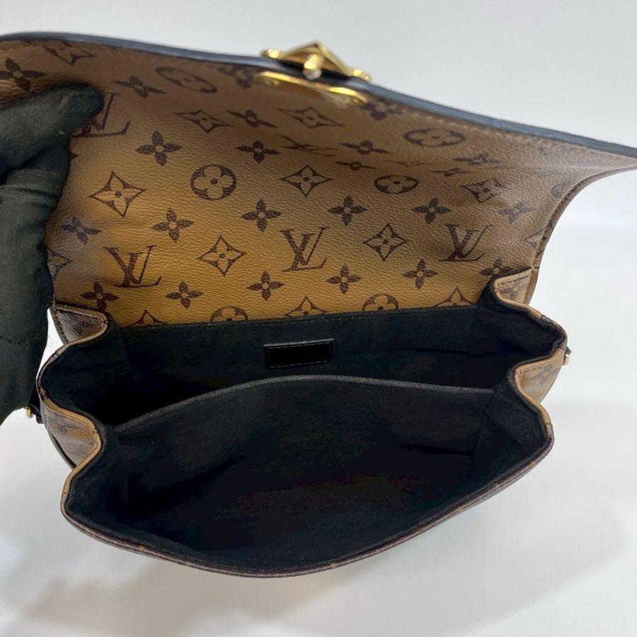 LV雙色老花Pochette Metis 郵差包M44876-6