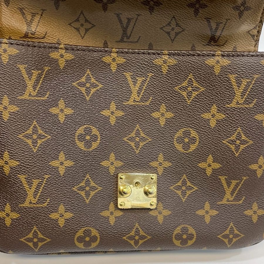 LV雙色老花Pochette Metis 郵差包M44876-11