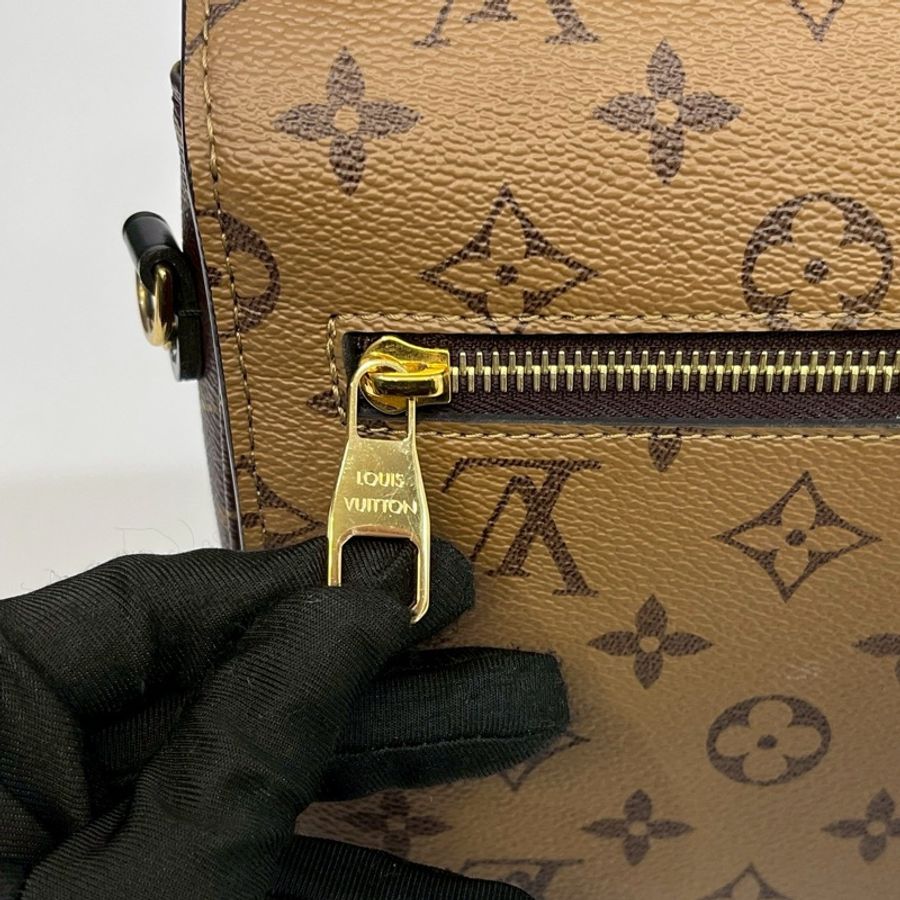LV雙色老花Pochette Metis 郵差包M44876-16