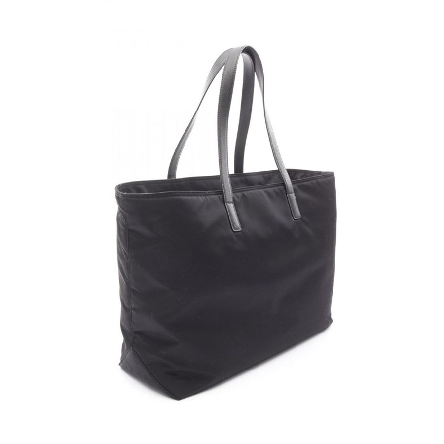 PRADA 1978 復刻版 Tessuto + Saffiano 尼龍皮革手提包 黑色 全新-1