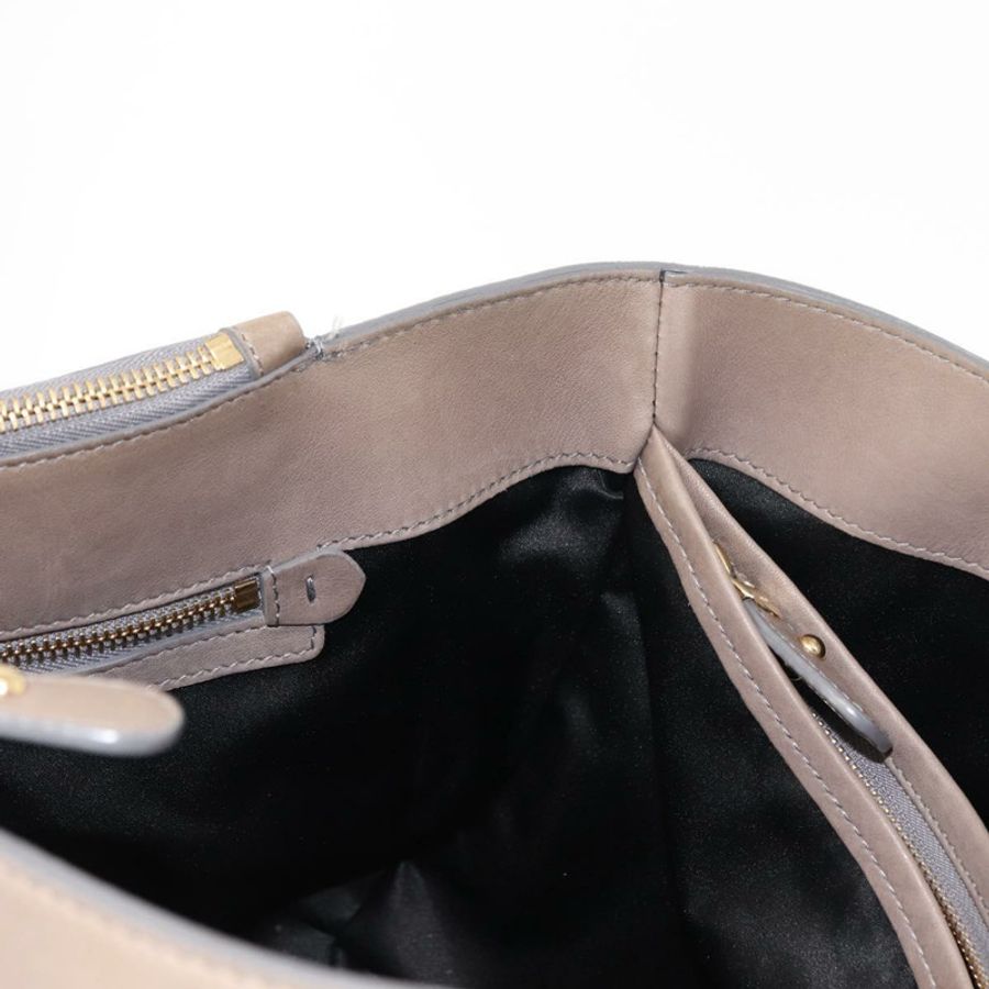 【日本直送】Salvatore Ferragamo Gancini 手提包 皮革 兩用 米色 金色 正品 sw1593-19