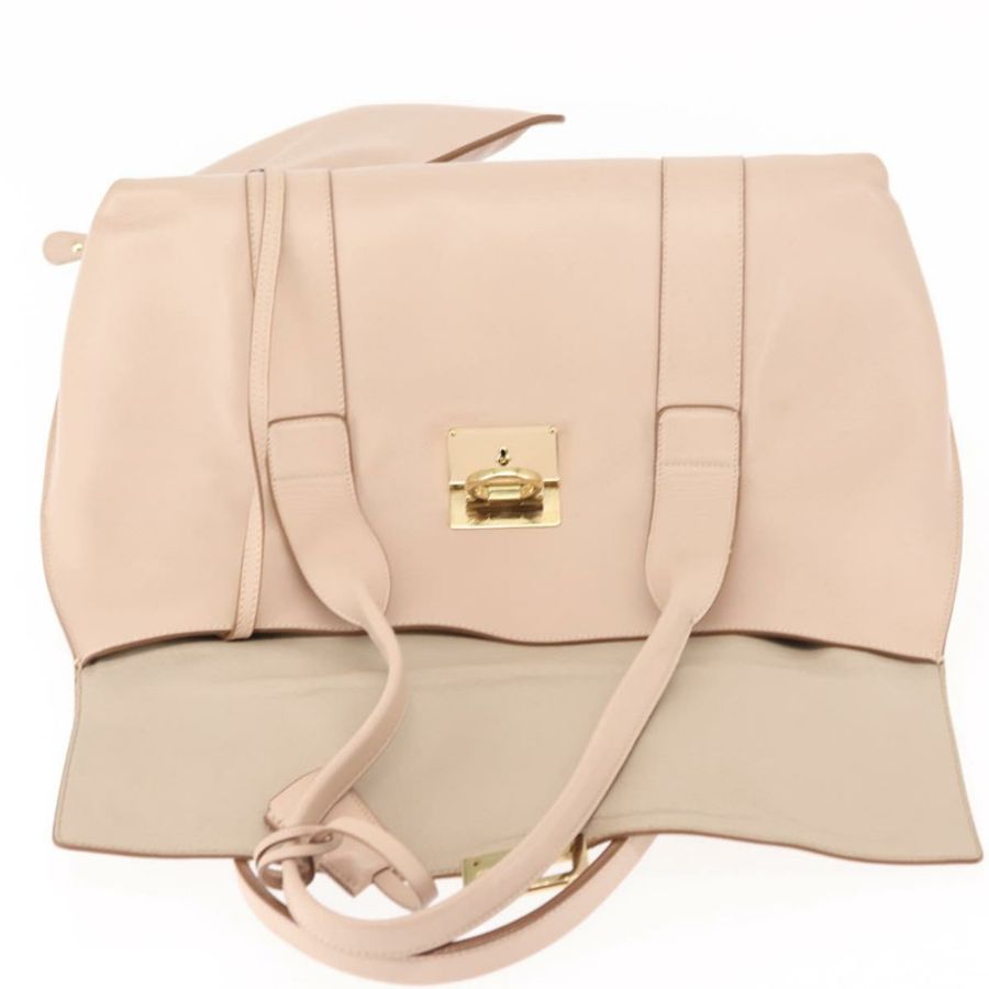 【日本直送】Salvatore Ferragamo Gancini 單肩包 皮革 粉紅色 金色 正品 145992-17