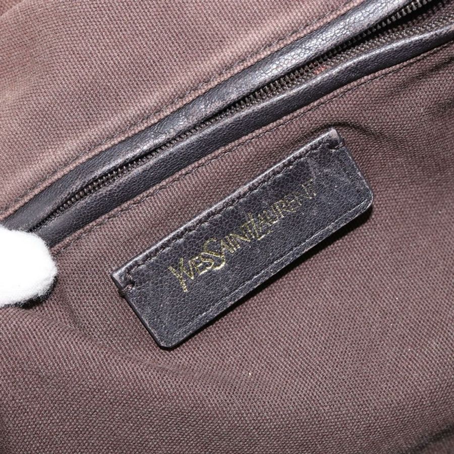 【日本直送】SAINT LAURENT 易 Mini Boston Bag 皮革金色正品 BA6609-16