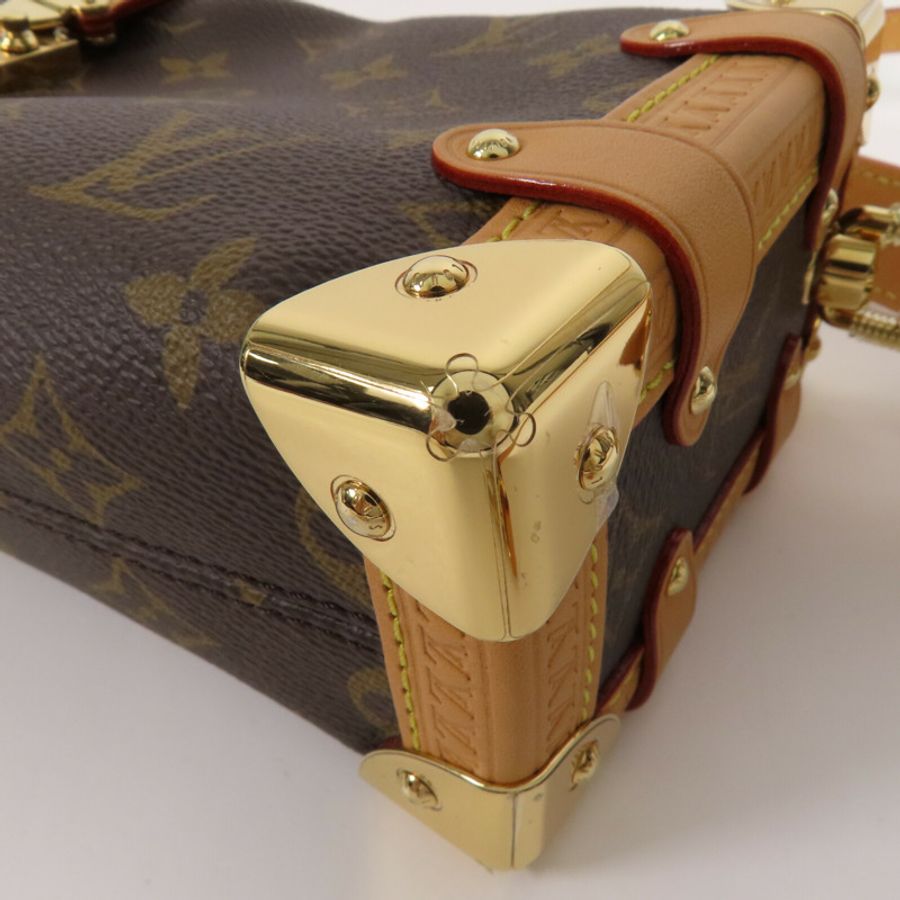 LOUIS VUITTON 【激減優惠】Monogram Side Trunk PM金扣手挽肩背兩用袋-6