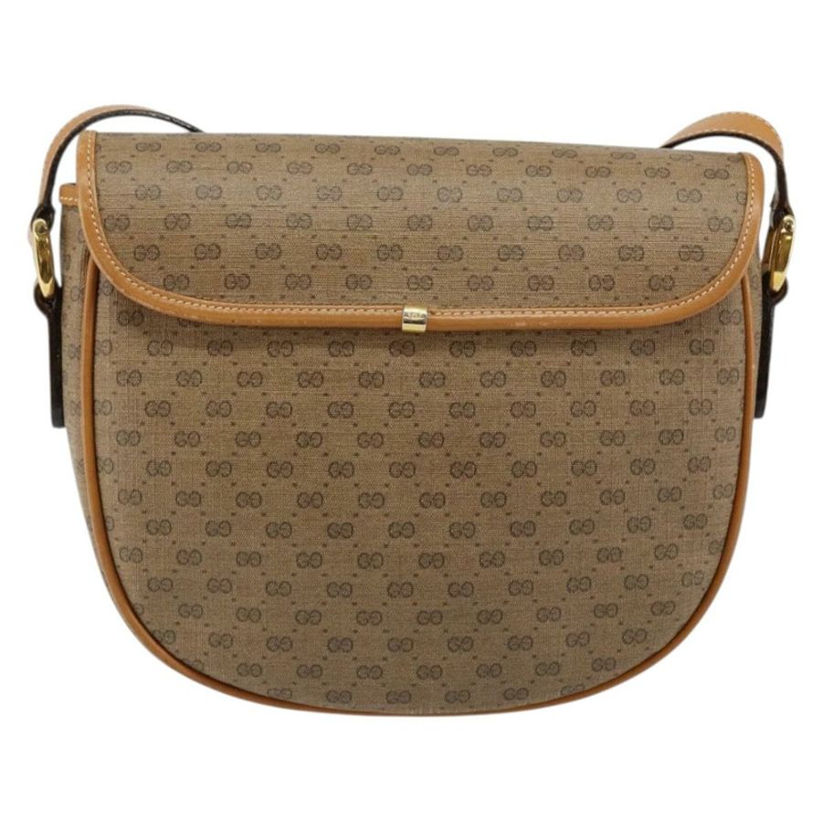 【日本直送】GUCCI Micro GG Supreme 單肩包 PVC 米色 金色 001 084 0259 正品 145987-1
