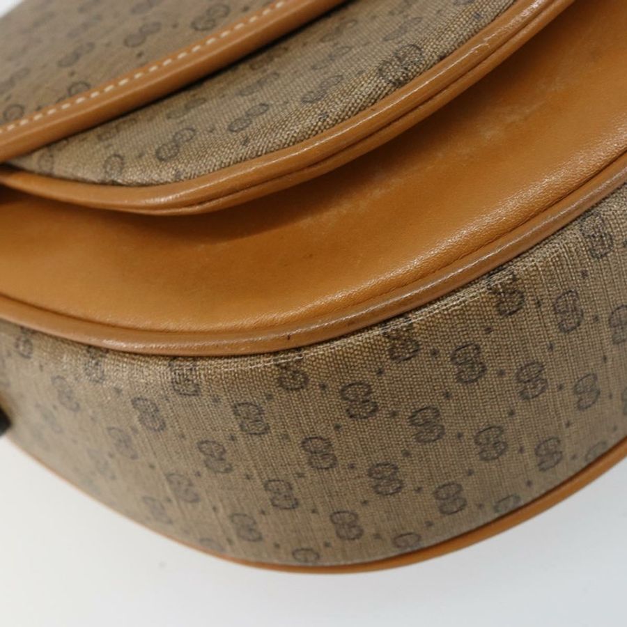 【日本直送】GUCCI Micro GG Supreme 單肩包 PVC 米色 金色 001 084 0259 正品 145987-14