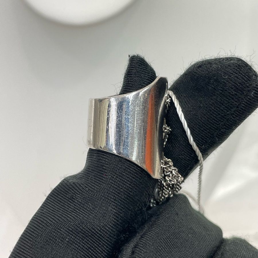Dior 中古 vintage 蕾絲鏤空CD字樣 地雷系 戒指 XB764-7