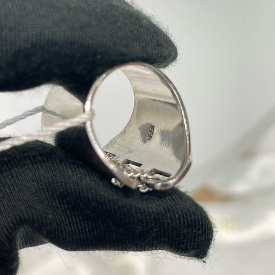 Dior 中古 vintage 蕾絲鏤空CD字樣 地雷系 戒指 XB764-10