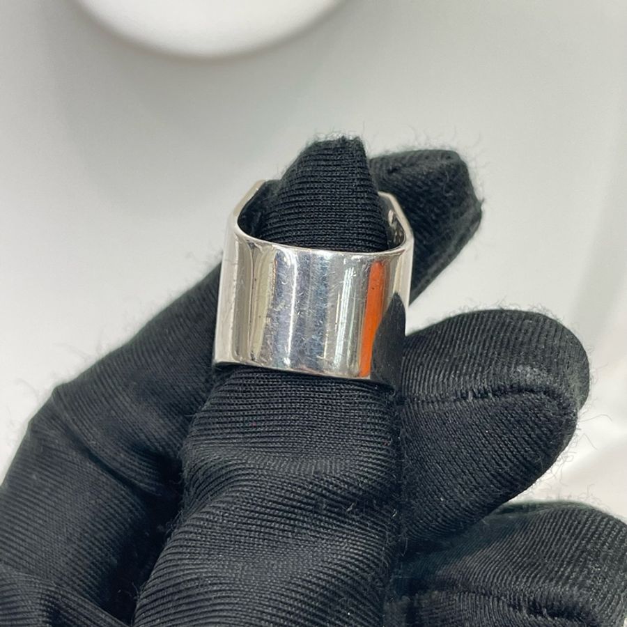 Dior 中古 vintage 蕾絲鏤空CD字樣 地雷系 戒指 XB764-16
