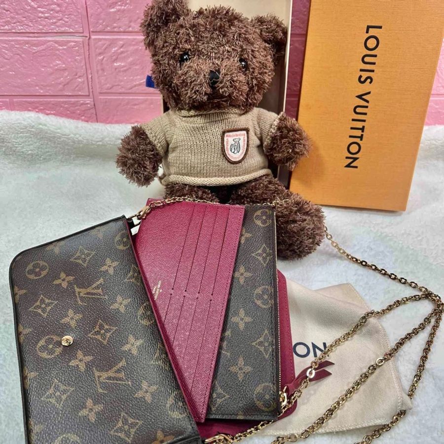 LV 經典老花FELICIE POCHETTE 三合一 鍊條包-7