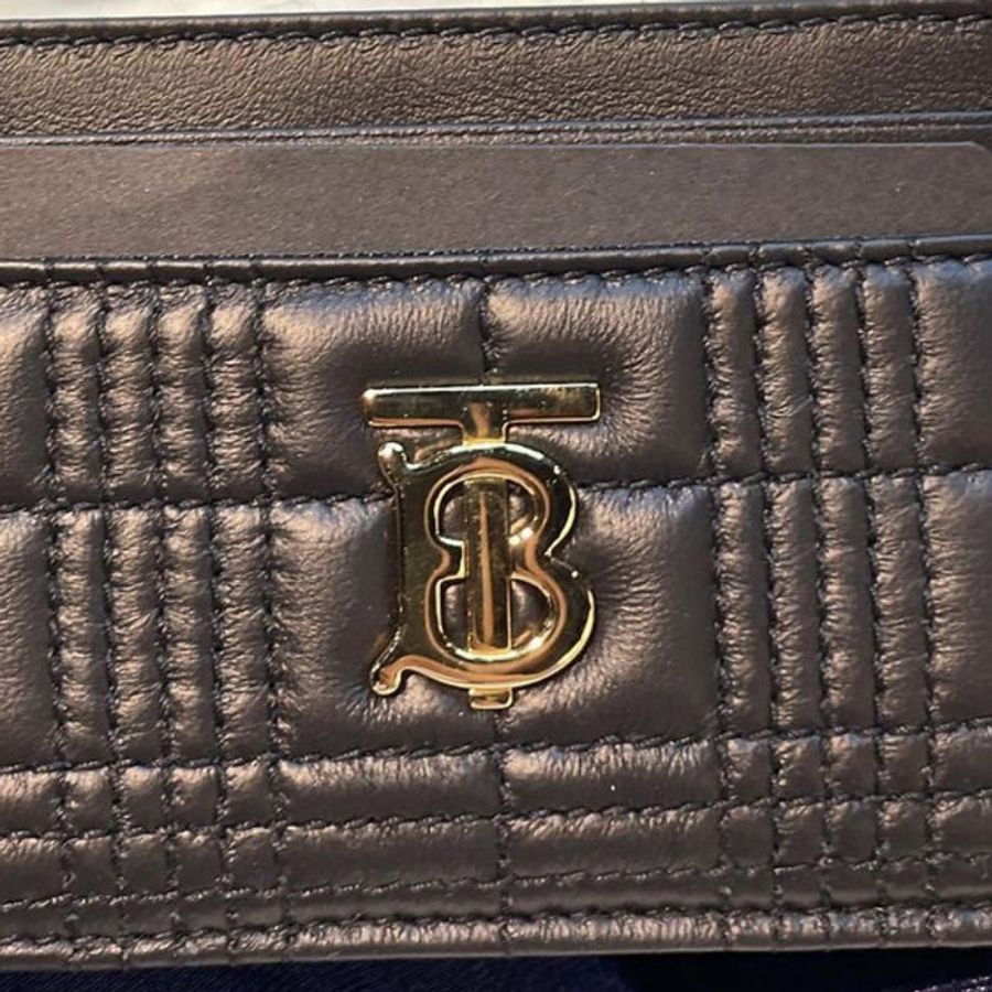 💫 雙11年度回饋・最強優惠登場 💫 【BURBERRY-巴寶莉】經典TB小牛皮卡片夾(下單前須先私訊)-2