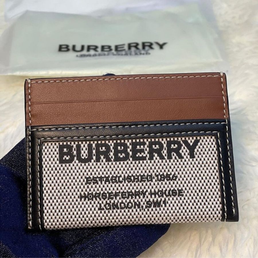 🤣 雙11到了,我的理智正式下線 💸【BURBERRY 巴寶莉】帆布卡片夾(下單前須先私訊)-0