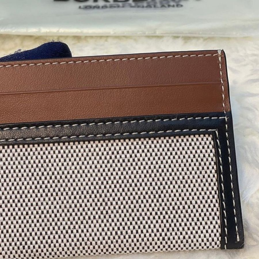 🤣 雙11到了,我的理智正式下線 💸【BURBERRY 巴寶莉】帆布卡片夾(下單前須先私訊)-4