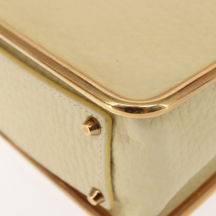 【日本直送】Chloe Sally 肩背包 皮革 米色 金色 正品 bs29994-14