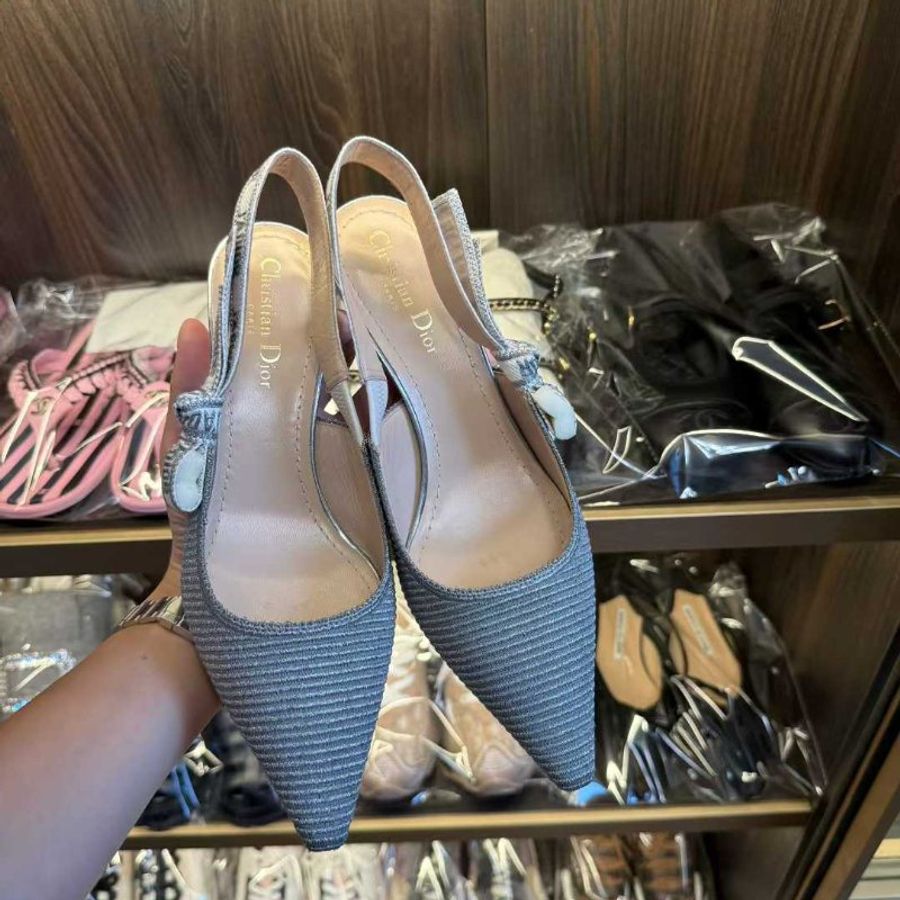 DIOR 貓跟鞋 38號 全新閒置配件塵袋-3