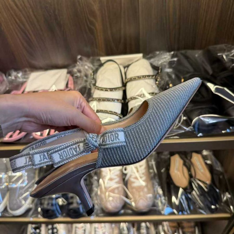 DIOR 貓跟鞋 38號 全新閒置配件塵袋-4