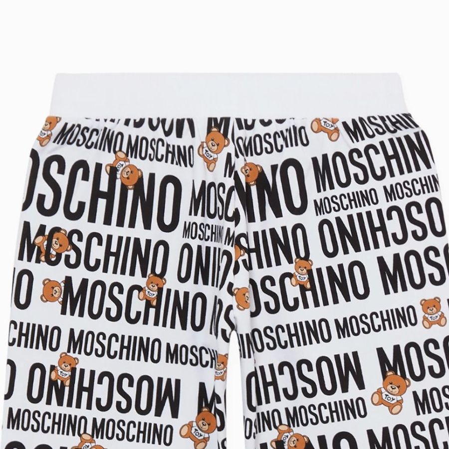 🚨 雙11最後倒數・今晚錯過等明年!【MOSCHINO】滿版泰迪熊logo短褲(下單前須先私訊)-2