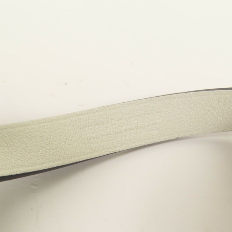 HERMES Swift皮革Medor Infini Double Tour Bracelet金扣手鐲Blue-8