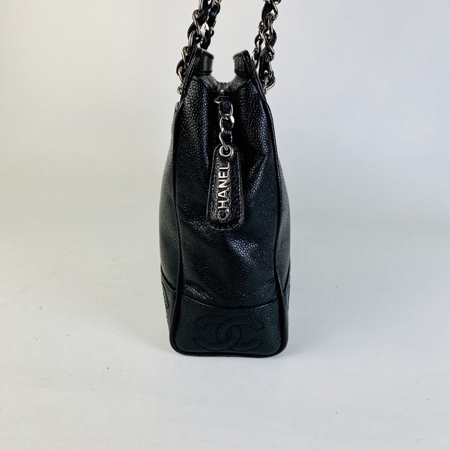 Chanel 荔枝皮6 logo 奶粉包-5