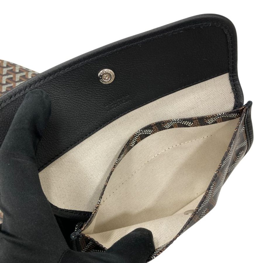 GOYARD 戈雅 SAINT LOUIS PM PVC帆布 托特包 黑色老花-13