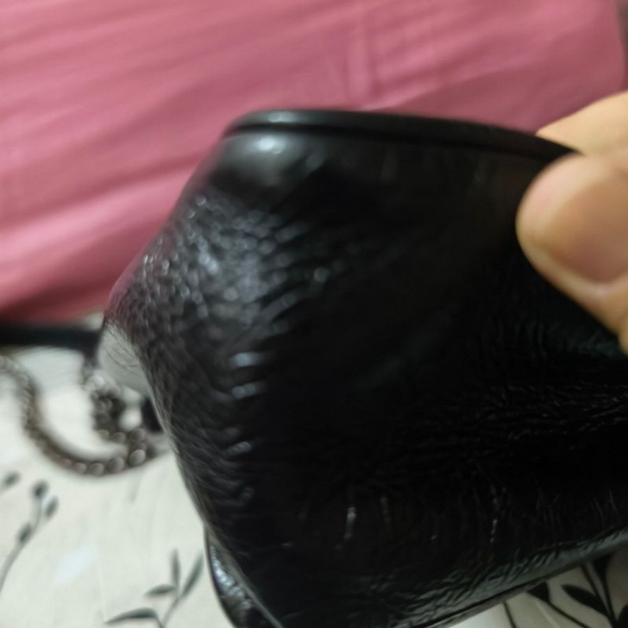 YSL黑色Niki肩背2用包-6