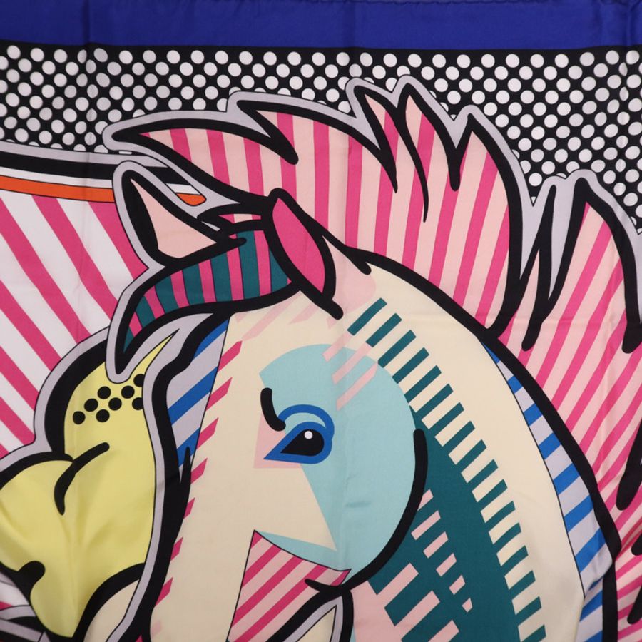 HERMES 【激減優惠】絲質Scarf 140X140絲巾Multicolor-4