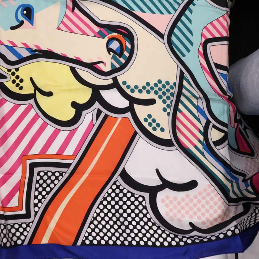 HERMES 【激減優惠】絲質Scarf 140X140絲巾Multicolor-11