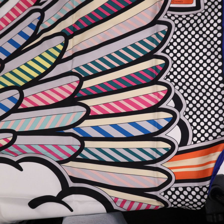 HERMES 【激減優惠】絲質Scarf 140X140絲巾Multicolor-13