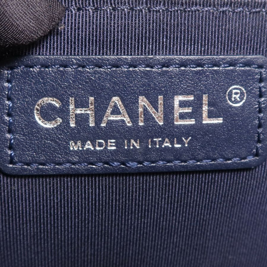 CHANEL 牛皮皮革Shoulder Bag銀扣鏈帶肩背袋-5
