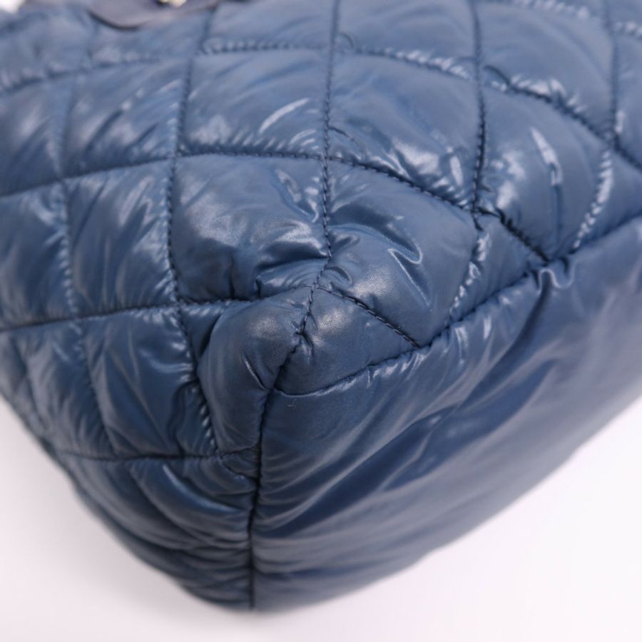 CHANEL 【激減優惠】尼龍Coco Cocoon Small銀扣手挽袋-5