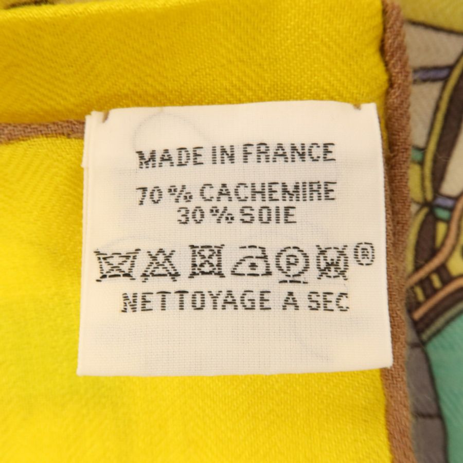 HERMES 羊絨/絲質Scarf圍巾-7