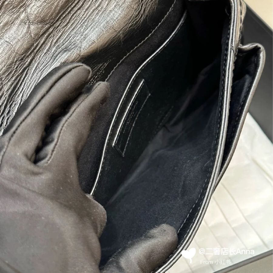 🈶購證 #9新閒置 #新款d扣 Ysl Niki SoBlack中號-10