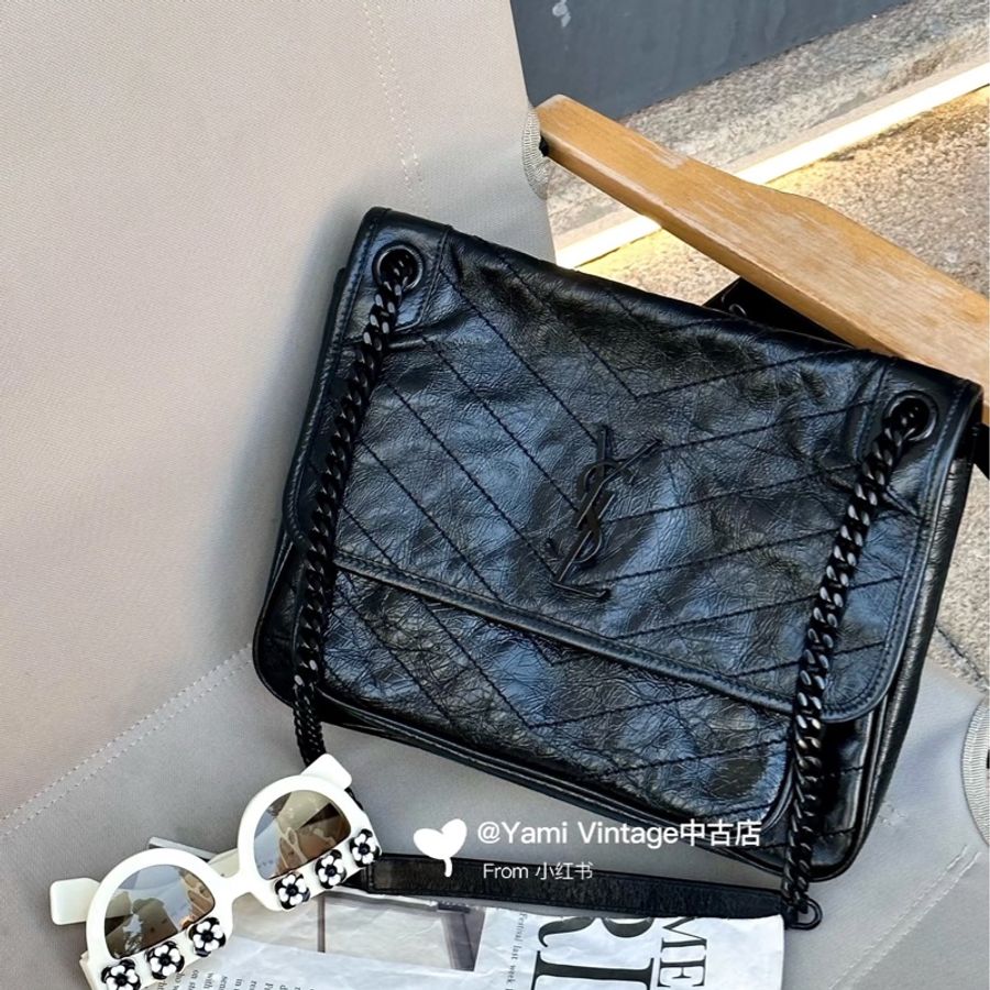 Ysl Niki soblack 中號 新款d扣 🈶台灣購證 #稀有釋出 #超甜價-4
